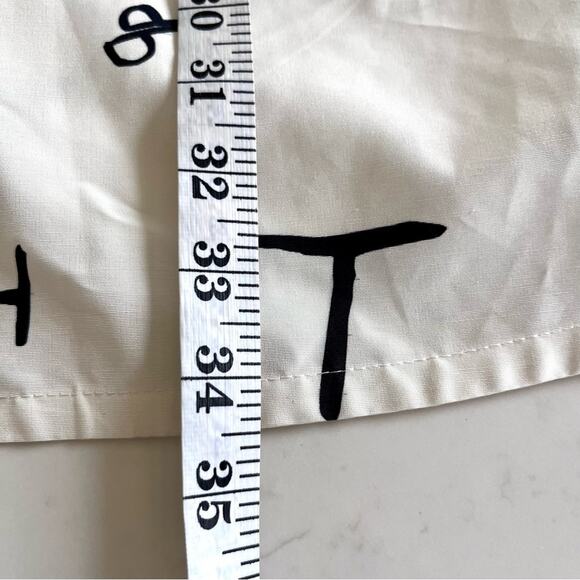 Hilda Henry Zelda ecru alphabet dress size 12 NWT - Picture 6 of 10